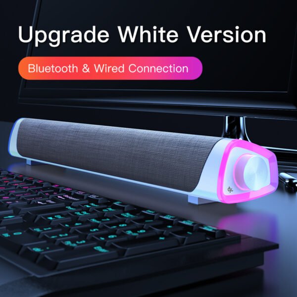 4D Stereo Sound Bluetooth Speaker – Subwoofer & Wired Compatibility for Mac & PC - Image 4