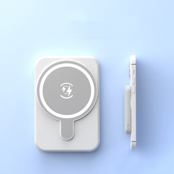 5000 mh Wireless Charging Power Bank – Slim & Fast Charging for Smartphones - Image 2