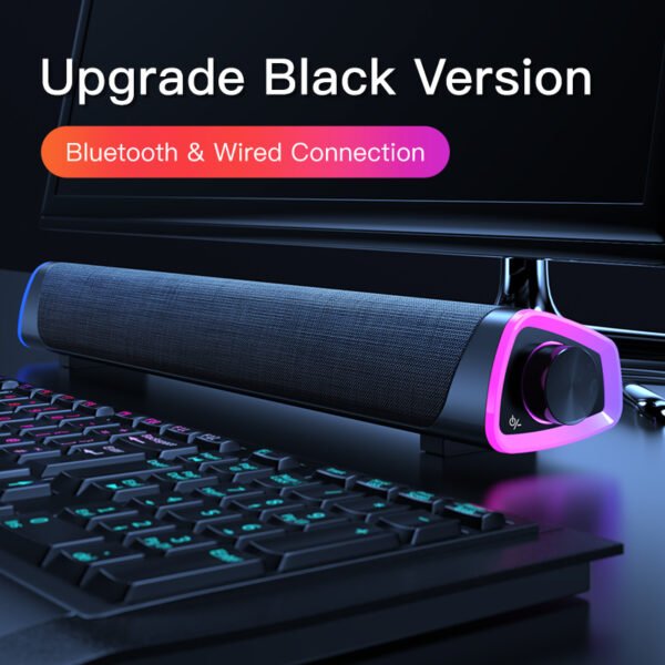 4D Stereo Sound Bluetooth Speaker – Subwoofer & Wired Compatibility for Mac & PC - Image 5