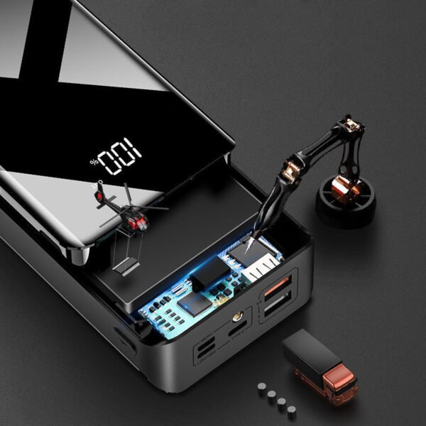 30,000mAh Fast-Charging Power Bank – High Capacity & Portable - Image 3