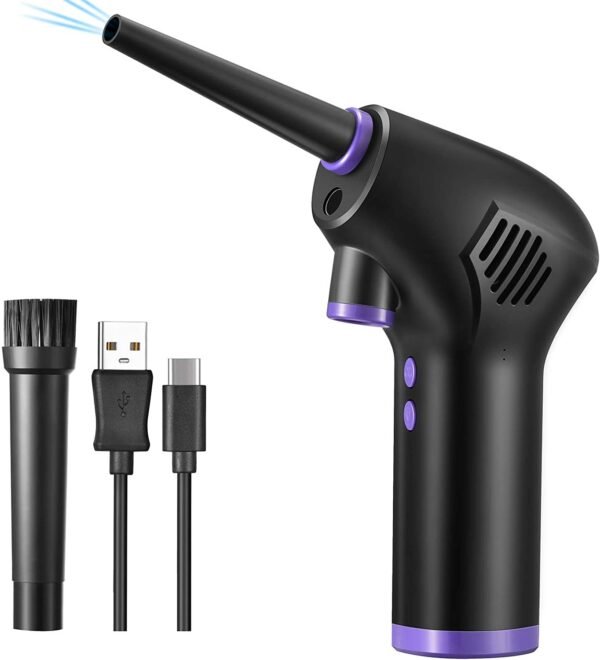 Cordless Air Duster  Powerful Compressed Air Blower  Electric Air Duster for Computer, Camera & Small Appliances - Image 8