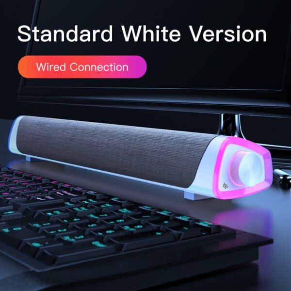 4D Stereo Sound Bluetooth Speaker – Subwoofer & Wired Compatibility for Mac & PC - Image 6