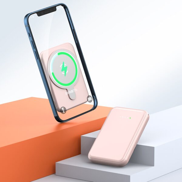 5000 mh Wireless Charging Power Bank – Slim & Fast Charging for Smartphones - Image 7