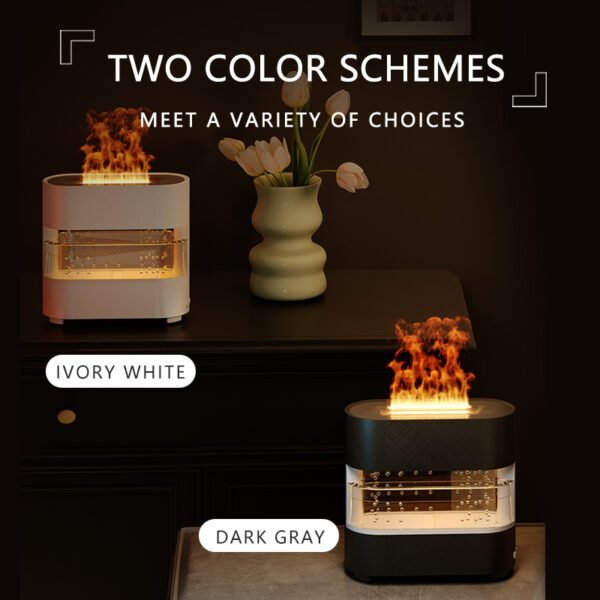 New Products Rain Cloud Fire Humidifier Water Drip Novedades Rain Water Diffuser Fire Flame Humidifier Aroma Diffuser - Image 8