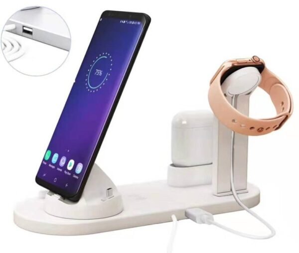 4-in-1 Wireless Charging Station – Apple Watch, AirPods, iPhone & Samsung - Image 7