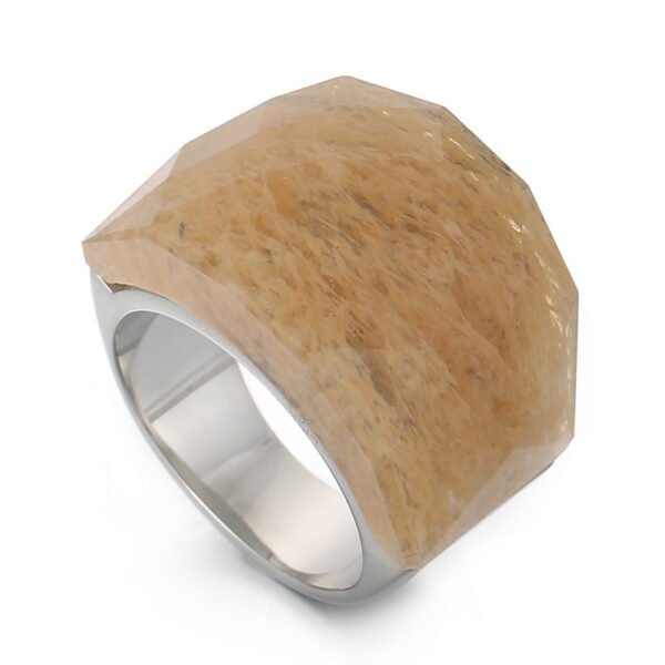 Women's Fashion Natural Stone Ring - Image 10