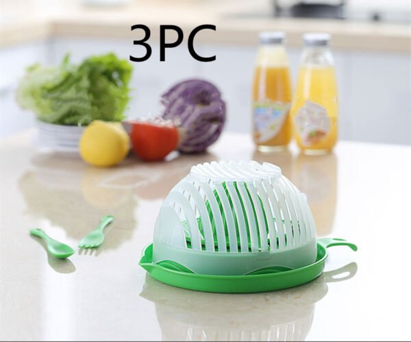 Creative Salad Cutter  Fruit & Vegetable Chopper  Quick & Safe Kitchen Tool - Image 5