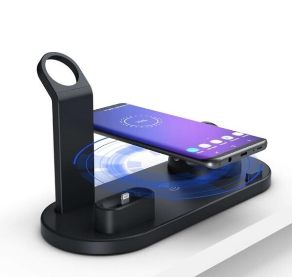4-in-1 Wireless Charging Station – Apple Watch, AirPods, iPhone & Samsung - Image 4