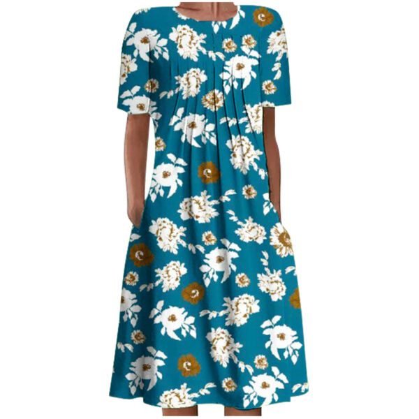 Women’s 3D Printed Casual Beach Dress – Lightweight, Strappy & Effortlessly Stylish - Image 6