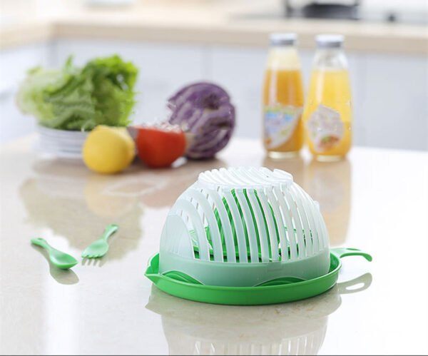 Creative Salad Cutter  Fruit & Vegetable Chopper  Quick & Safe Kitchen Tool - Image 7