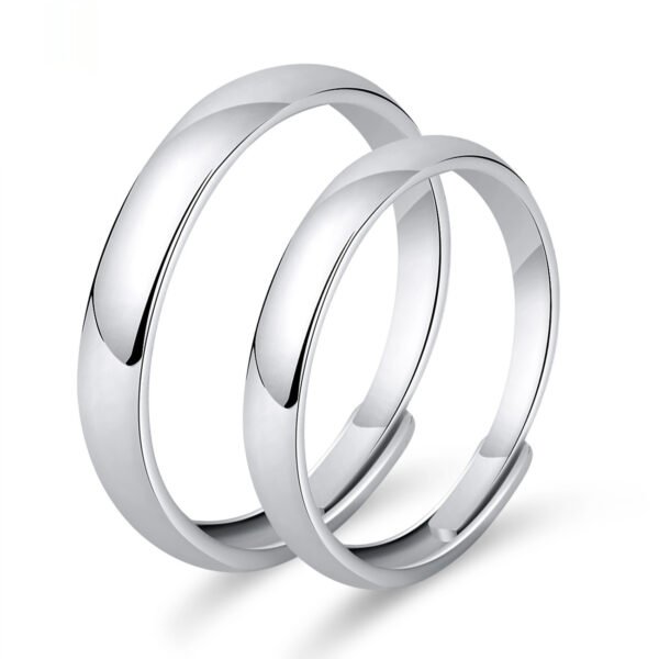 Moissanite Engagement Couple Couple Rings - Image 9