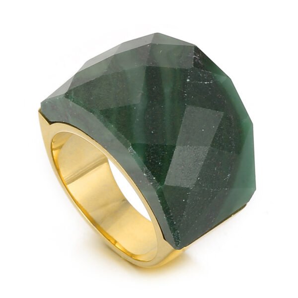 Women's Fashion Natural Stone Ring - Image 8