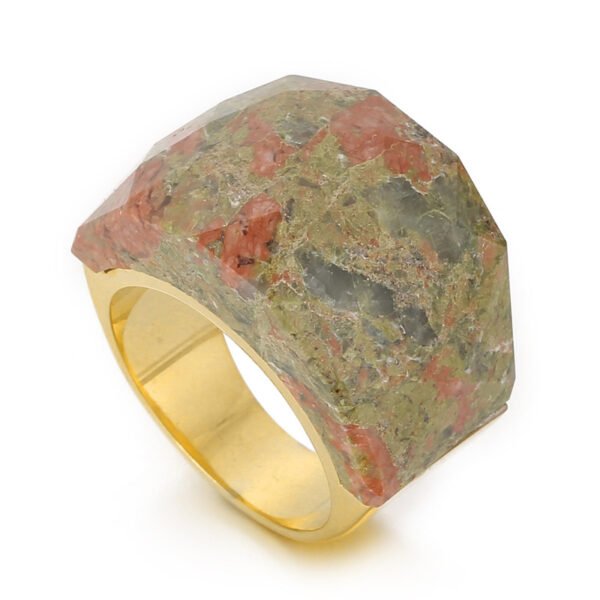 Women's Fashion Natural Stone Ring - Image 9