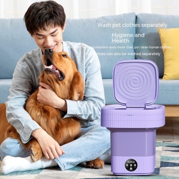 Portable Folding Mini Washing Machine – Automatic Washer for Underwear, Baby Clothes, Socks, Pets & Dorm Living - Image 6