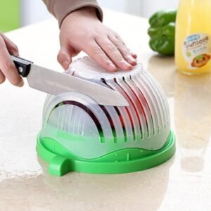 Creative Salad Cutter  Fruit & Vegetable Chopper  Quick & Safe Kitchen Tool