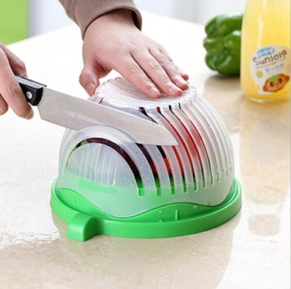 Creative Salad Cutter  Fruit & Vegetable Chopper  Quick & Safe Kitchen Tool