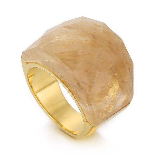Women's Fashion Natural Stone Ring - Image 7