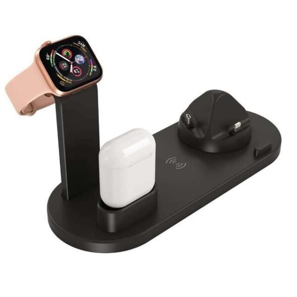 4-in-1 Wireless Charging Station – Apple Watch, AirPods, iPhone & Samsung - Image 5