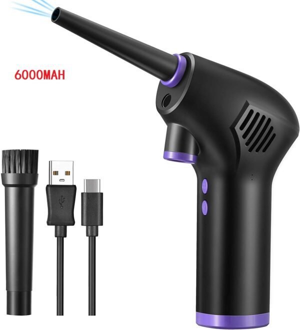 Cordless Air Duster  Powerful Compressed Air Blower  Electric Air Duster for Computer, Camera & Small Appliances - Image 6