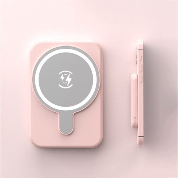 5000 mh Wireless Charging Power Bank – Slim & Fast Charging for Smartphones - Image 5