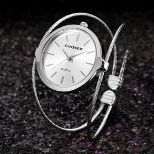 Starry Sky Simple Design Women’s Steel Wire Bracelet Watch – Elegant Minimalism Meets Celestial Charm