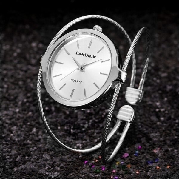 Starry Sky Simple Design Women’s Steel Wire Bracelet Watch – Elegant Minimalism Meets Celestial Charm