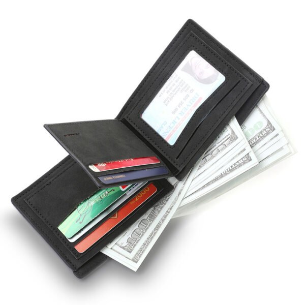 Two Fold Frosted Wallet Simple Multi-card-slot - Image 4