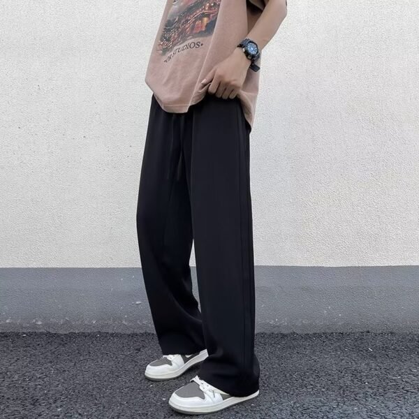 GenZ Loose Straight Wide-leg Pants For Men - Image 6
