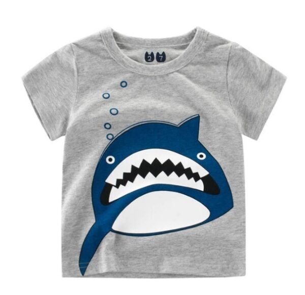 GenZ Children's Wear Summer New Korean Children's Boys Cotton T-shirt Men's Treasure In Children's Short Sleeves - Image 10