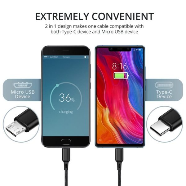 Type-C Triple Charging Cable – Fast & Reliable - Image 2