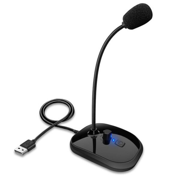 USB Gooseneck Microphone Clear Sound & Flexible Design - Image 3