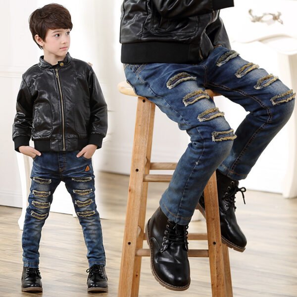 GenZ Boys’ Denim Jeans – Stylish & Comfortable Everyday Wear - Image 3