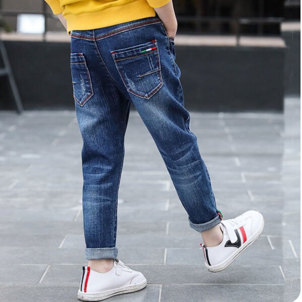GenZ Boys' denim trousers, new style, big children's trousers, spring and autumn children's trousers - Image 6