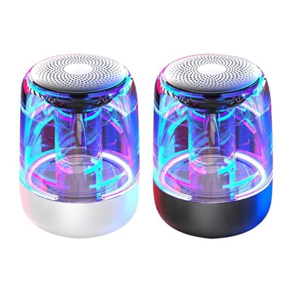 Bluetooth Speaker with Radio  Dynamic Bass & LED Glow - Image 3