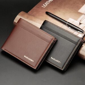 Men's Business Casual PU Wallet Sleek & Compact