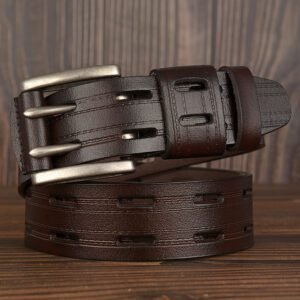 Men’s Leather Belt – Perfect for Jeans & Casual Wear