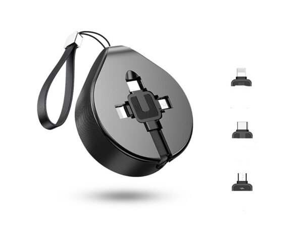 Telescopic data line three-in-one fast charging data line - Image 2