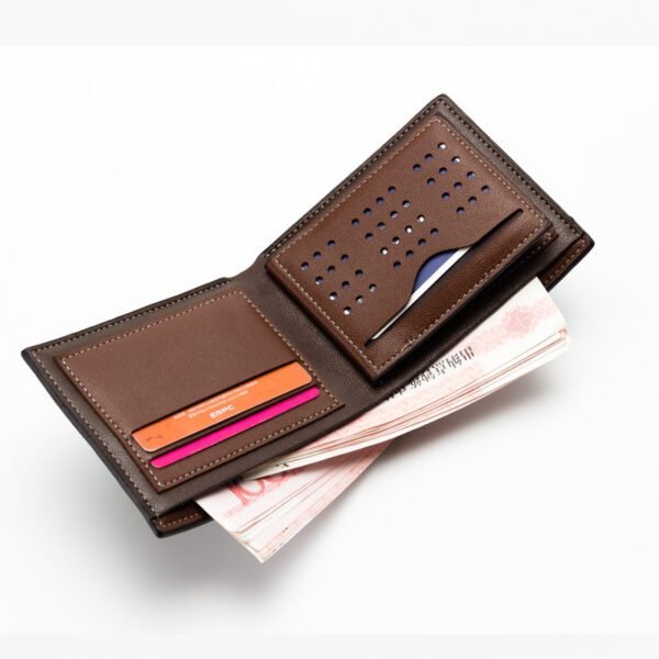 Men's Business Casual PU Wallet Sleek & Compact - Image 2