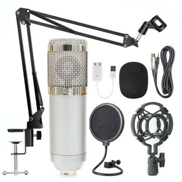 Net Microphone Stand Set Sturdy & Adjustable - Image 2