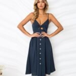 Chic Sleeveless Backless Sheath Dress – Elegant, Stylish & Summer-Ready