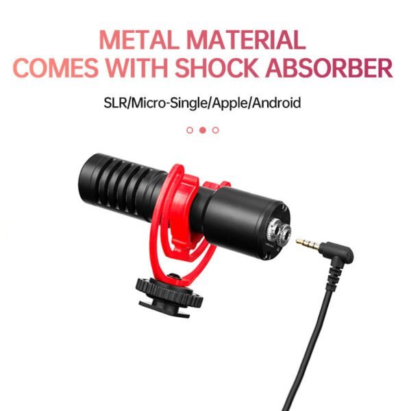 Wired Mobile Microphone Clear Audio for Phones &Cameras - Image 4