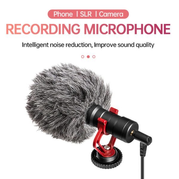 Wired Mobile Microphone Clear Audio for Phones &Cameras - Image 2