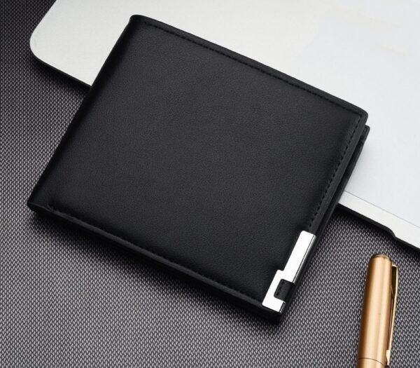 Men's Small Leather Wallet Stylish & Compact - Image 2