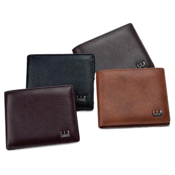 Wallet Men''s Short Business Classic Multi Card Wallet Leather Cross Border Men''s Wallet - Image 3