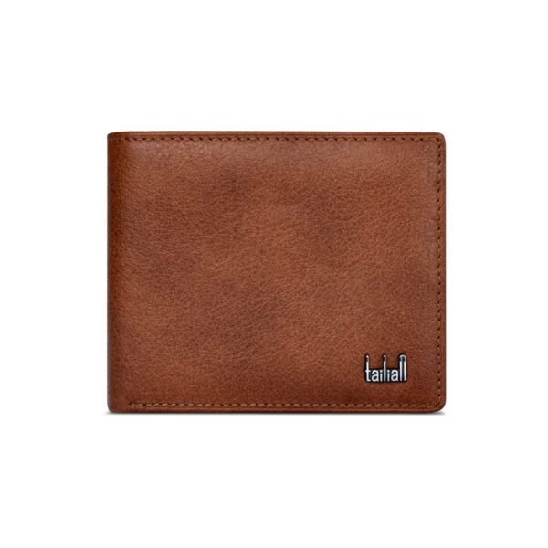 Wallet Men''s Short Business Classic Multi Card Wallet Leather Cross Border Men''s Wallet - Image 2