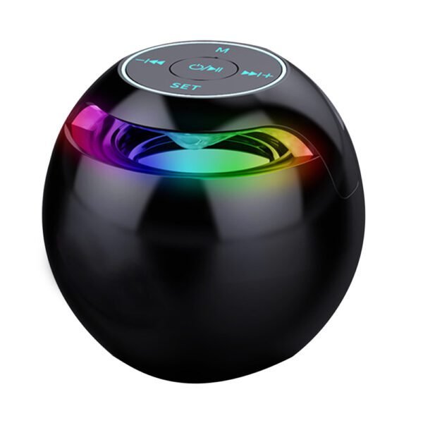 New Portable Wireless Alarm Clock Bluetooth Speaker - Image 2