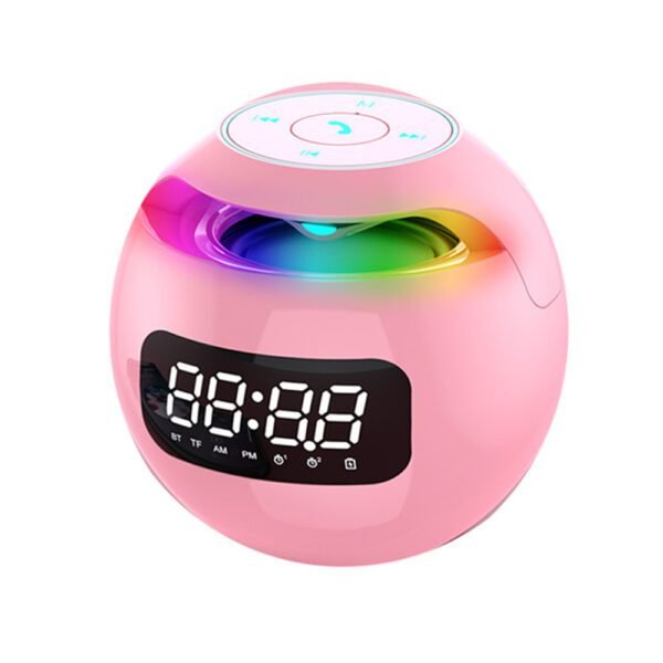 New Portable Wireless Alarm Clock Bluetooth Speaker - Image 4