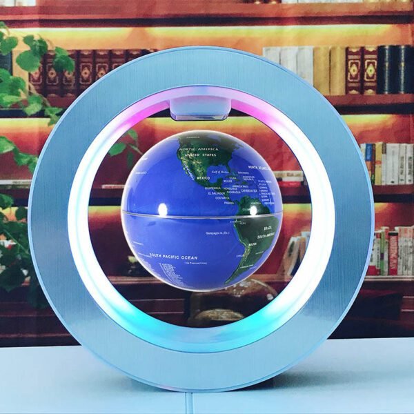 Magnetic Levitating Globe with LED Light – Floating World Map for Desk, Office & Gifts - Image 4