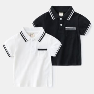 GenZ Boys’ Summer Polo T-Shirt – Lightweight & Stylish