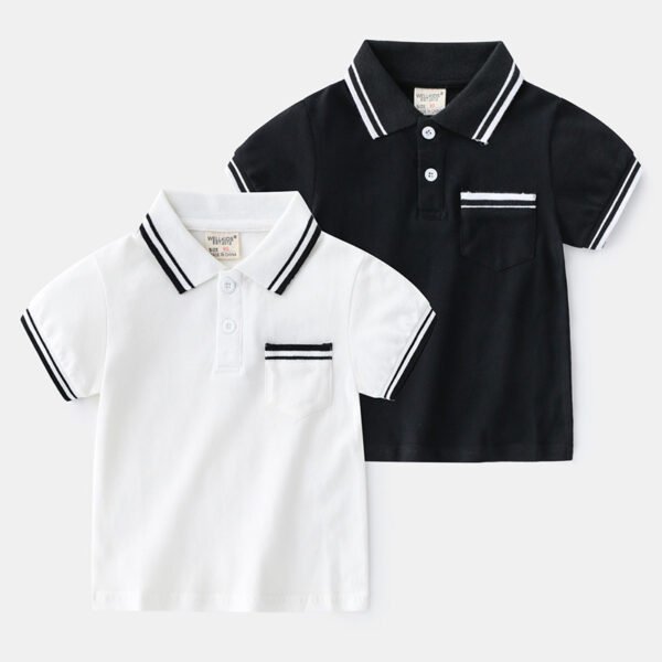 GenZ Boys’ Summer Polo T-Shirt – Lightweight & Stylish